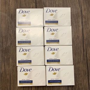 ✨ NWT 8 Dove Beauty Soap Bars White ✨